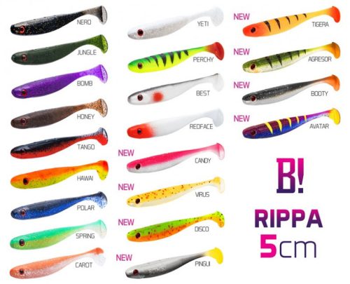 DELPHIN BOMB! RIPPA Gumihal 5cm Mix