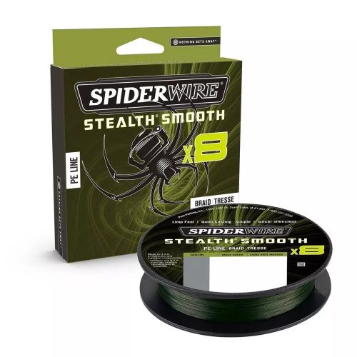 Spiderwire Stealth Smooth X8 fonott zsinór 150m 0.09mm 