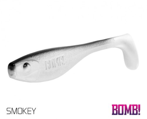 DELPHIN BOMB! FATTY Gumihal 10cm Smokey