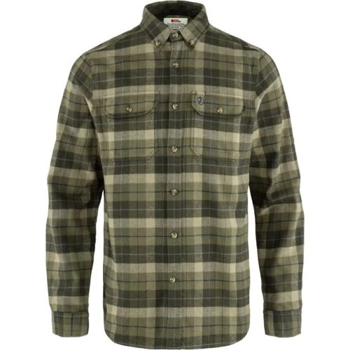 FJALLRAVEN SINGI HEAVY FLANNEL GREEN DEEP ING M