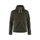 FJALLRAVEN ÖVIK  FLEECE HOODIE DEEP FOREST L