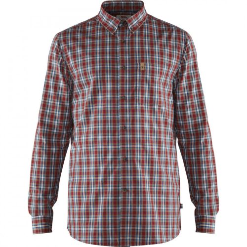 FJALLRAVEN ÖVIK SHIRT LS DEEP RED L