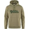 Fjällräven Logo Hoodie Light Olive Pulóver S