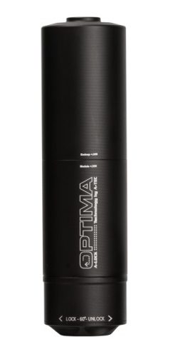 A-Tec Optima Front 45 gyorsoldású hangtompító, max .223 cal.(5,56mm), 28dB