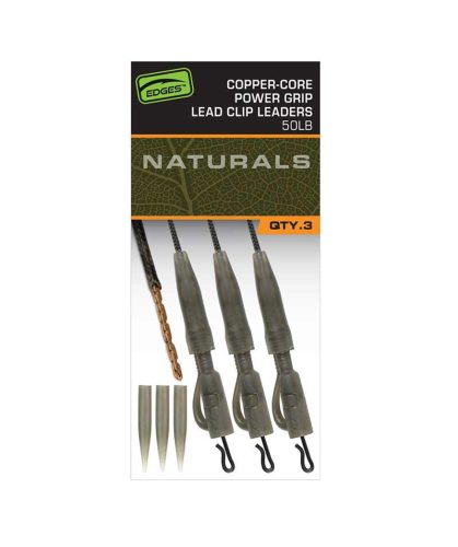 Fox EDGES  Naturals Copper Core Lead Clip Leaders