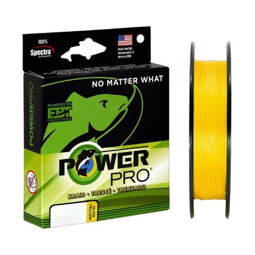 Power Pro Fonott zsinór Yellow 135m 0.10mm